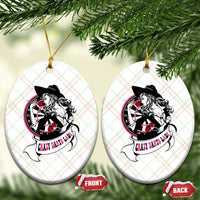 Funny Crazy Darts Lady Ceramic Ornament Coolest Girls Play Darts - Wonder Print Shop