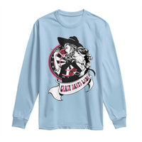 Funny Crazy Darts Lady Long Sleeve Shirt Coolest Girls Play Darts - Wonder Print Shop