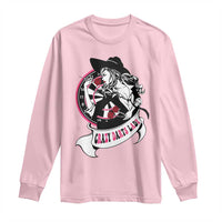 Funny Crazy Darts Lady Long Sleeve Shirt Coolest Girls Play Darts - Wonder Print Shop