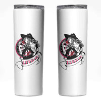 Funny Crazy Darts Lady Skinny Tumbler Coolest Girls Play Darts - Wonder Print Shop