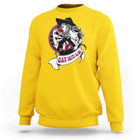 Funny Crazy Darts Lady Sweatshirt Coolest Girls Play Darts - Wonder Print Shop