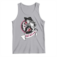 Funny Crazy Darts Lady Tank Top Coolest Girls Play Darts - Wonder Print Shop
