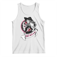 Funny Crazy Darts Lady Tank Top Coolest Girls Play Darts - Wonder Print Shop