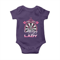 Crazy Darts Lady Baby Onesie Funny Pub Game Gift For Women - Wonder Print Shop
