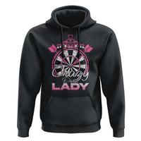 Crazy Darts Lady Hoodie Funny Pub Game Gift For Women - Wonder Print Shop