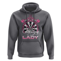 Crazy Darts Lady Hoodie Funny Pub Game Gift For Women - Wonder Print Shop
