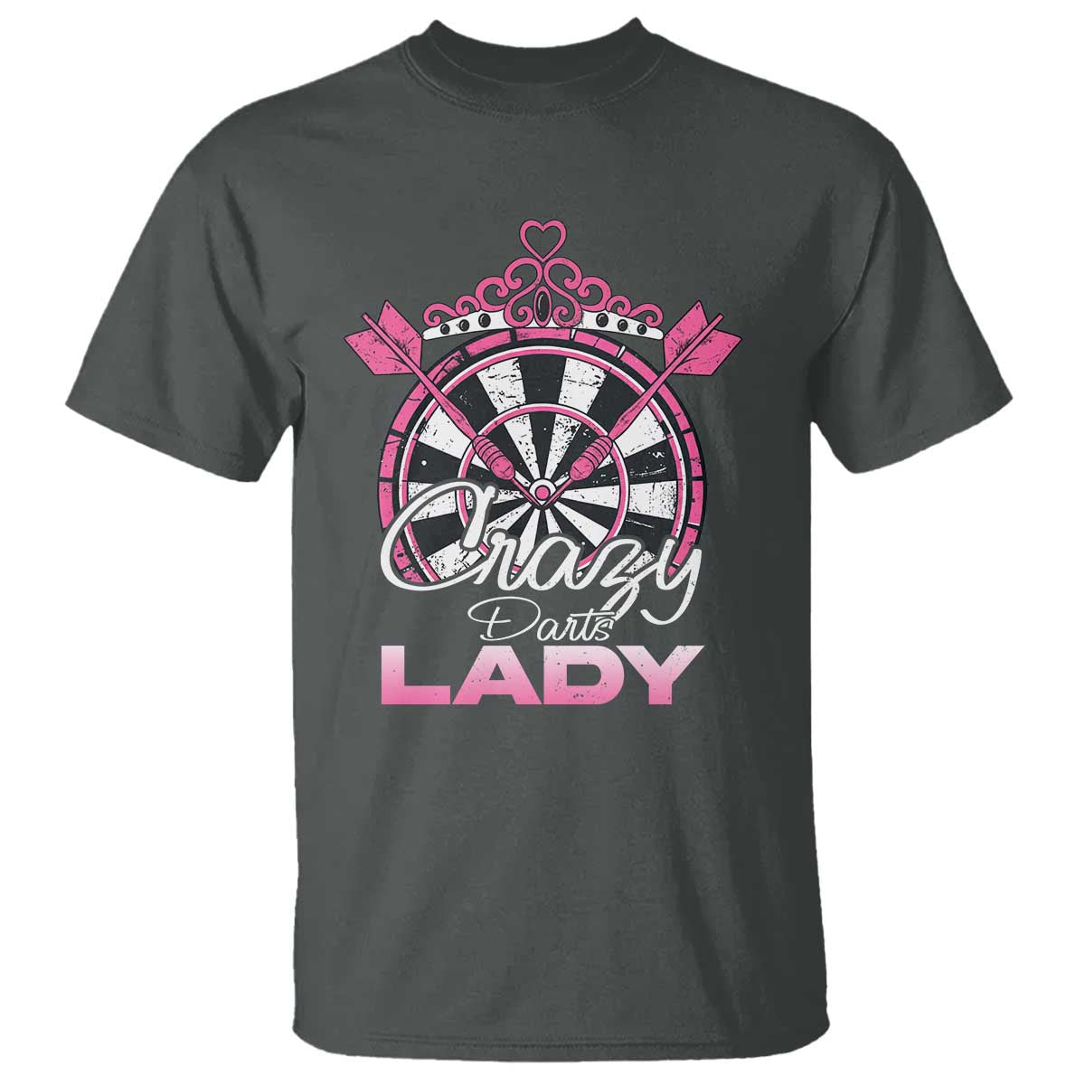 Crazy Darts Lady T Shirt Funny Pub Game Gift For Women - Wonder Print Shop