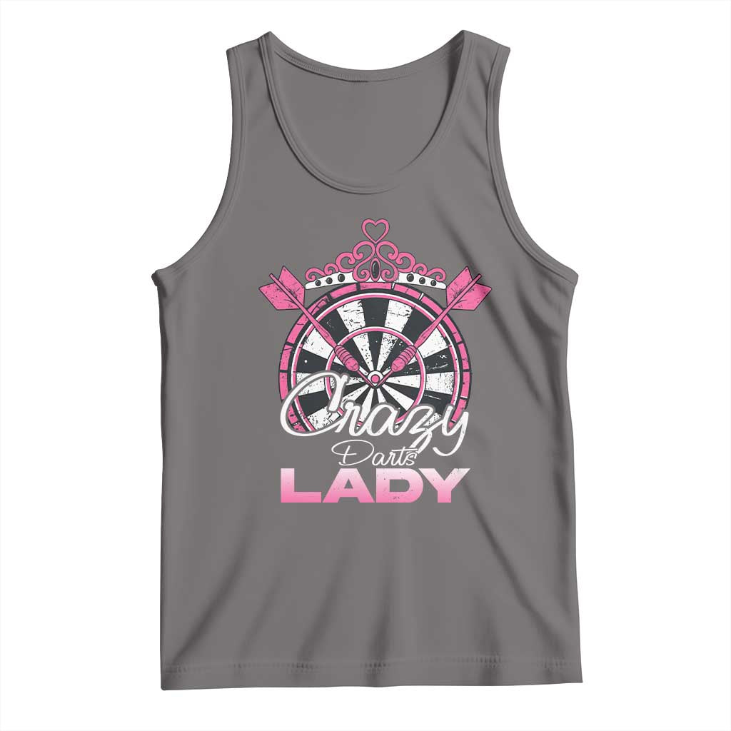 Crazy Darts Lady Tank Top Funny Pub Game Gift For Women - Wonder Print Shop
