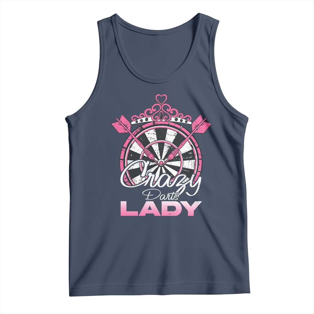 Crazy Darts Lady Tank Top Funny Pub Game Gift For Women - Wonder Print Shop