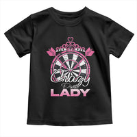 Crazy Darts Lady Toddler T Shirt Funny Pub Game Gift For Women - Wonder Print Shop