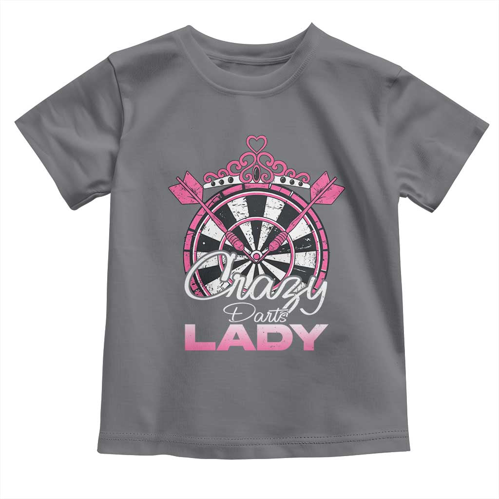 Crazy Darts Lady Toddler T Shirt Funny Pub Game Gift For Women - Wonder Print Shop