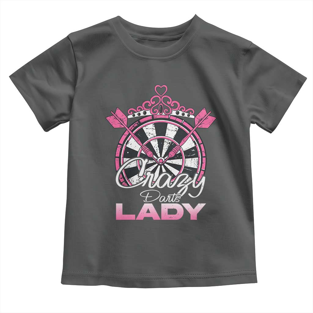 Crazy Darts Lady Toddler T Shirt Funny Pub Game Gift For Women - Wonder Print Shop