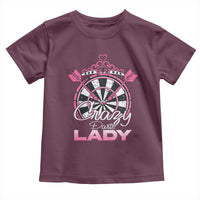 Crazy Darts Lady Toddler T Shirt Funny Pub Game Gift For Women - Wonder Print Shop