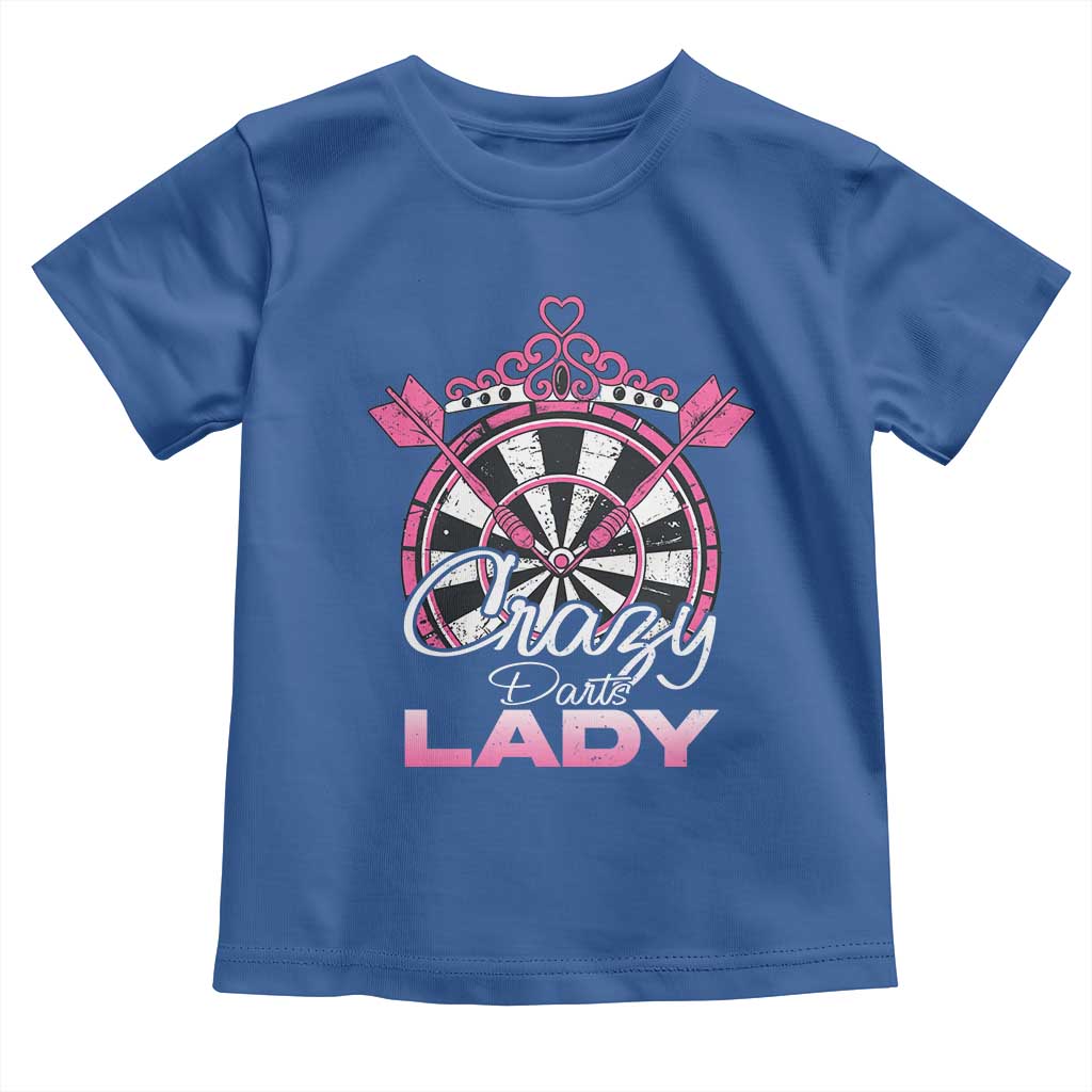 Crazy Darts Lady Toddler T Shirt Funny Pub Game Gift For Women - Wonder Print Shop