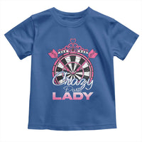 Crazy Darts Lady Toddler T Shirt Funny Pub Game Gift For Women - Wonder Print Shop