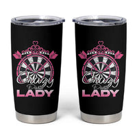 Crazy Darts Lady Tumbler Cup Funny Pub Game Gift For Women - Wonder Print Shop