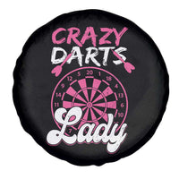 Crazy Darts Lady Bullseye Dart Shooting Spare Tire Cover Female Dartist Gift - Wonder Print Shop