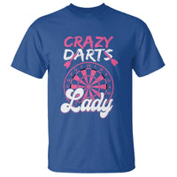 Crazy Darts Lady Bullseye Dart Shooting T Shirt Female Dartist Gift - Wonder Print Shop