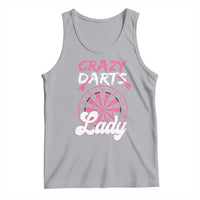 Crazy Darts Lady Bullseye Dart Shooting Tank Top Female Dartist Gift - Wonder Print Shop