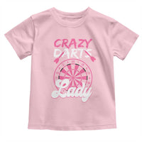 Crazy Darts Lady Bullseye Dart Shooting Toddler T Shirt Female Dartist Gift - Wonder Print Shop