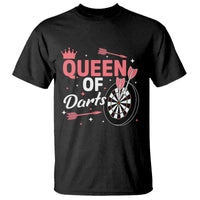 Queen Of Darts Bullseye Shooter T Shirt Female Dartist Gift - Wonder Print Shop