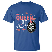 Queen Of Darts Bullseye Shooter T Shirt Female Dartist Gift - Wonder Print Shop