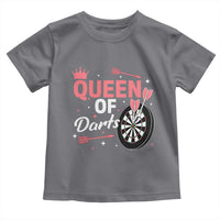 Queen Of Darts Bullseye Shooter Toddler T Shirt Female Dartist Gift - Wonder Print Shop
