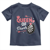 Queen Of Darts Bullseye Shooter Toddler T Shirt Female Dartist Gift - Wonder Print Shop