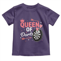 Queen Of Darts Bullseye Shooter Toddler T Shirt Female Dartist Gift - Wonder Print Shop