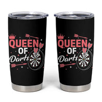 Queen Of Darts Bullseye Shooter Tumbler Cup Female Dartist Gift - Wonder Print Shop