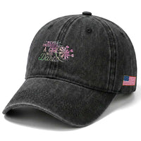Never Underestimate A Girl With Dart Washed Cotton Baseball Cap Sports Lover Gift