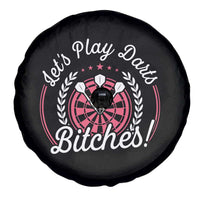 Lets Play Darts Bitches Spare Tire Cover Funny Female Dartist Gift - Wonder Print Shop
