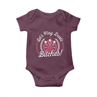 Lets Play Darts Bitches Baby Onesie Funny Female Dartist Gift - Wonder Print Shop