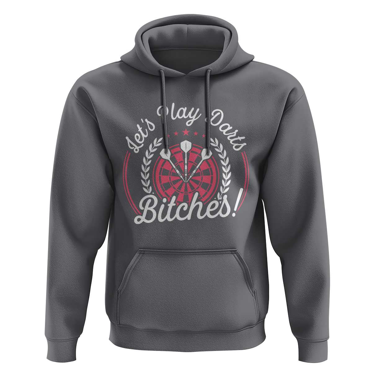 Lets Play Darts Bitches Hoodie Funny Female Dartist Gift - Wonder Print Shop