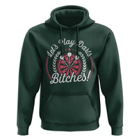 Lets Play Darts Bitches Hoodie Funny Female Dartist Gift - Wonder Print Shop
