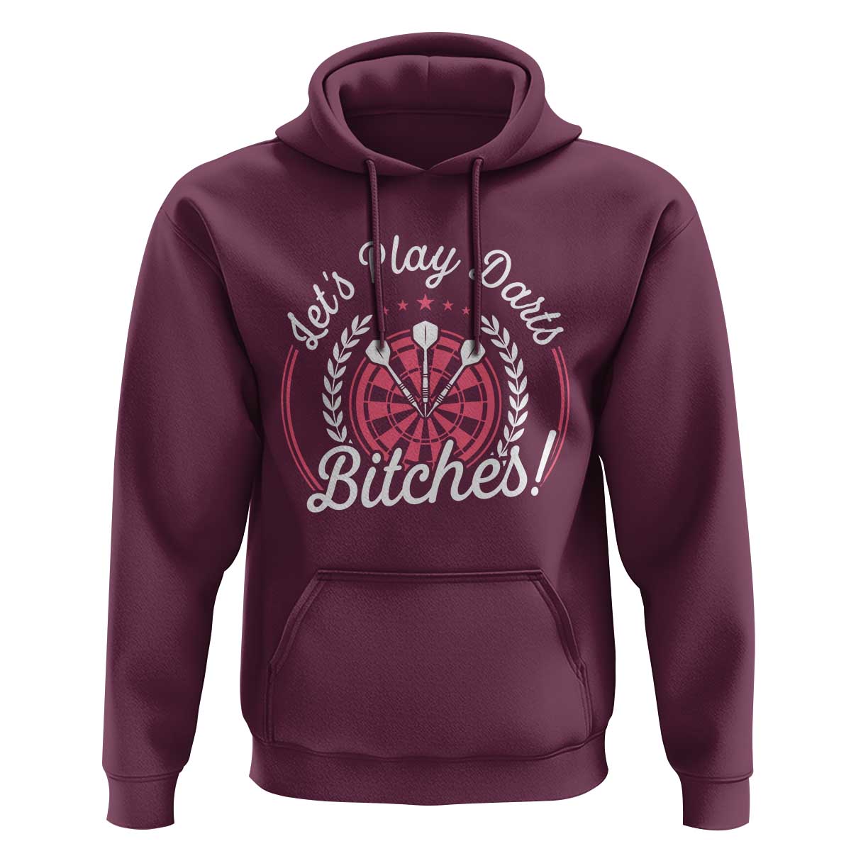Lets Play Darts Bitches Hoodie Funny Female Dartist Gift - Wonder Print Shop