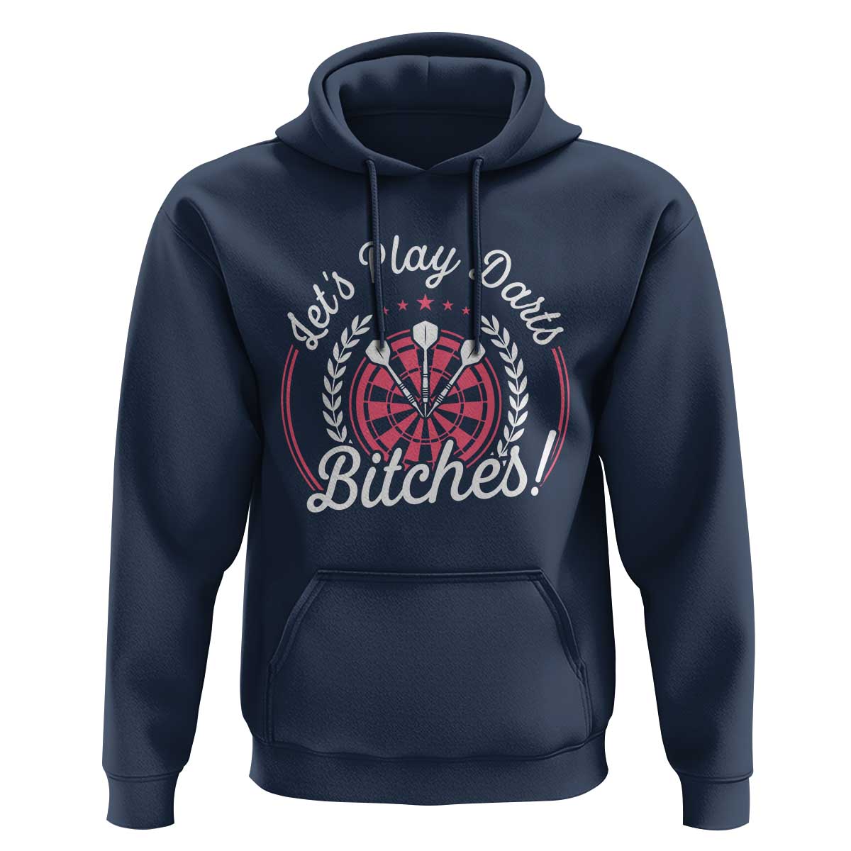 Lets Play Darts Bitches Hoodie Funny Female Dartist Gift - Wonder Print Shop