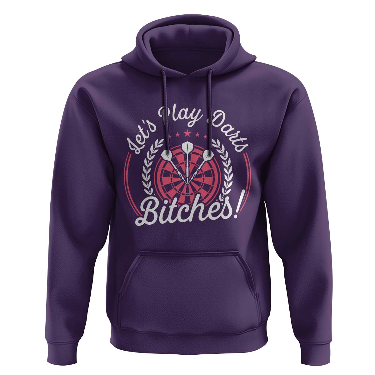 Lets Play Darts Bitches Hoodie Funny Female Dartist Gift - Wonder Print Shop