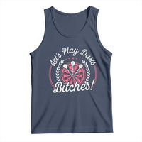 Lets Play Darts Bitches Tank Top Funny Female Dartist Gift - Wonder Print Shop