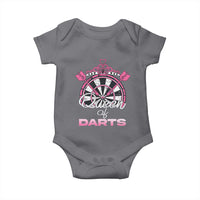 Queen Of Darts Baby Onesie Funny Dart Gift For Women - Wonder Print Shop