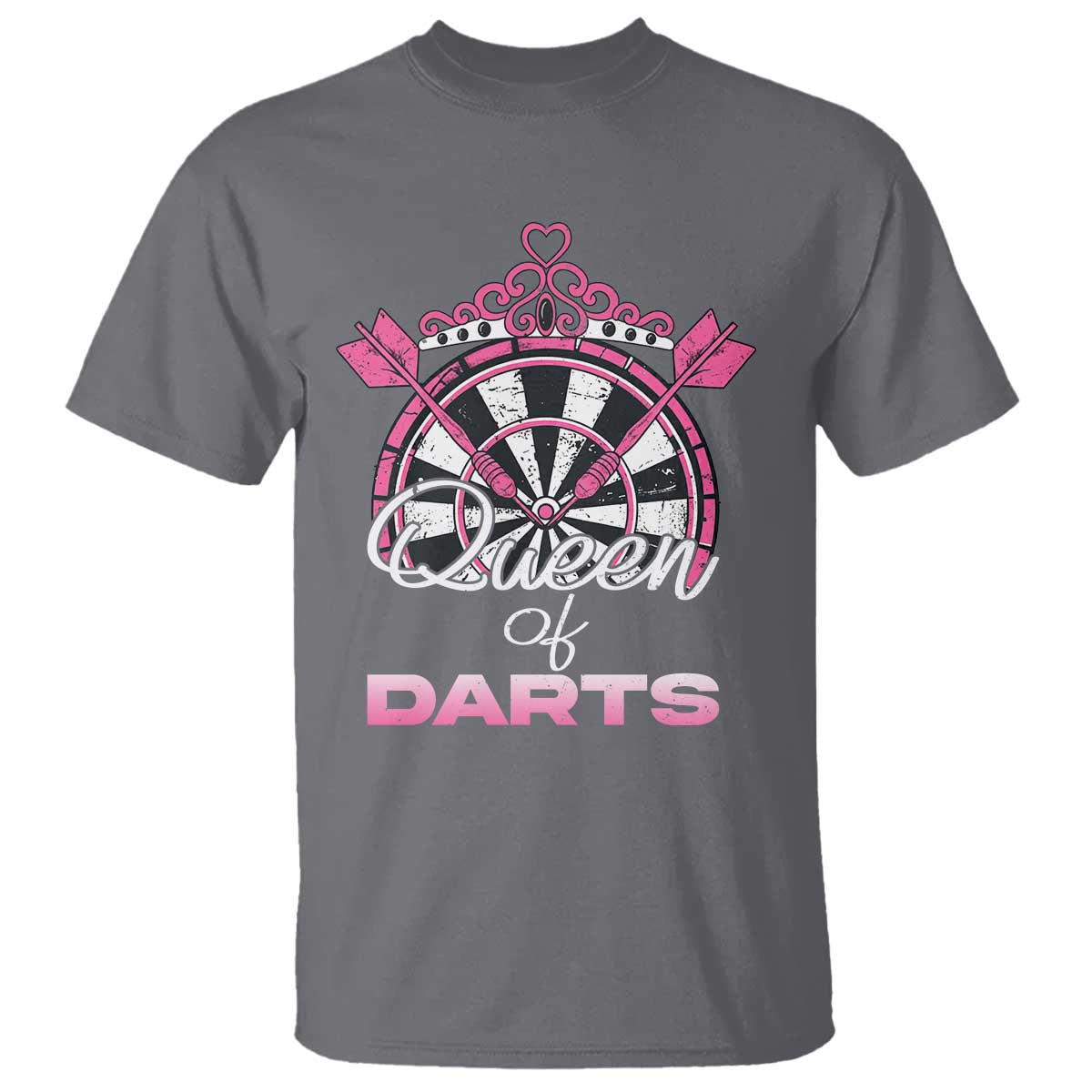 Queen Of Darts T Shirt Funny Dart Gift For Women - Wonder Print Shop