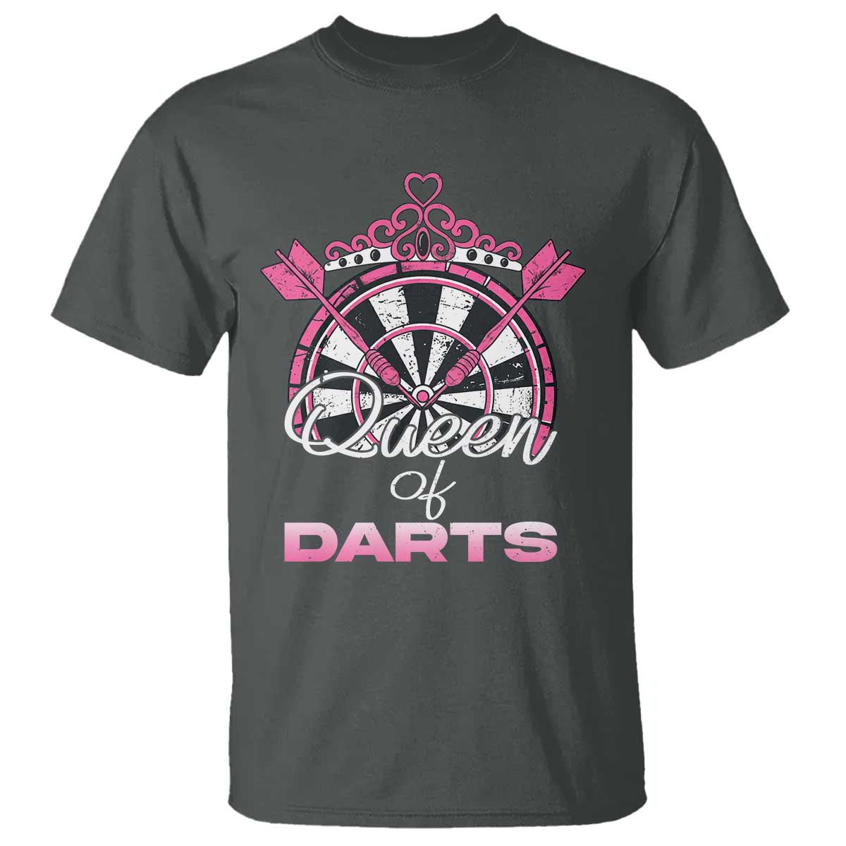 Queen Of Darts T Shirt Funny Dart Gift For Women - Wonder Print Shop