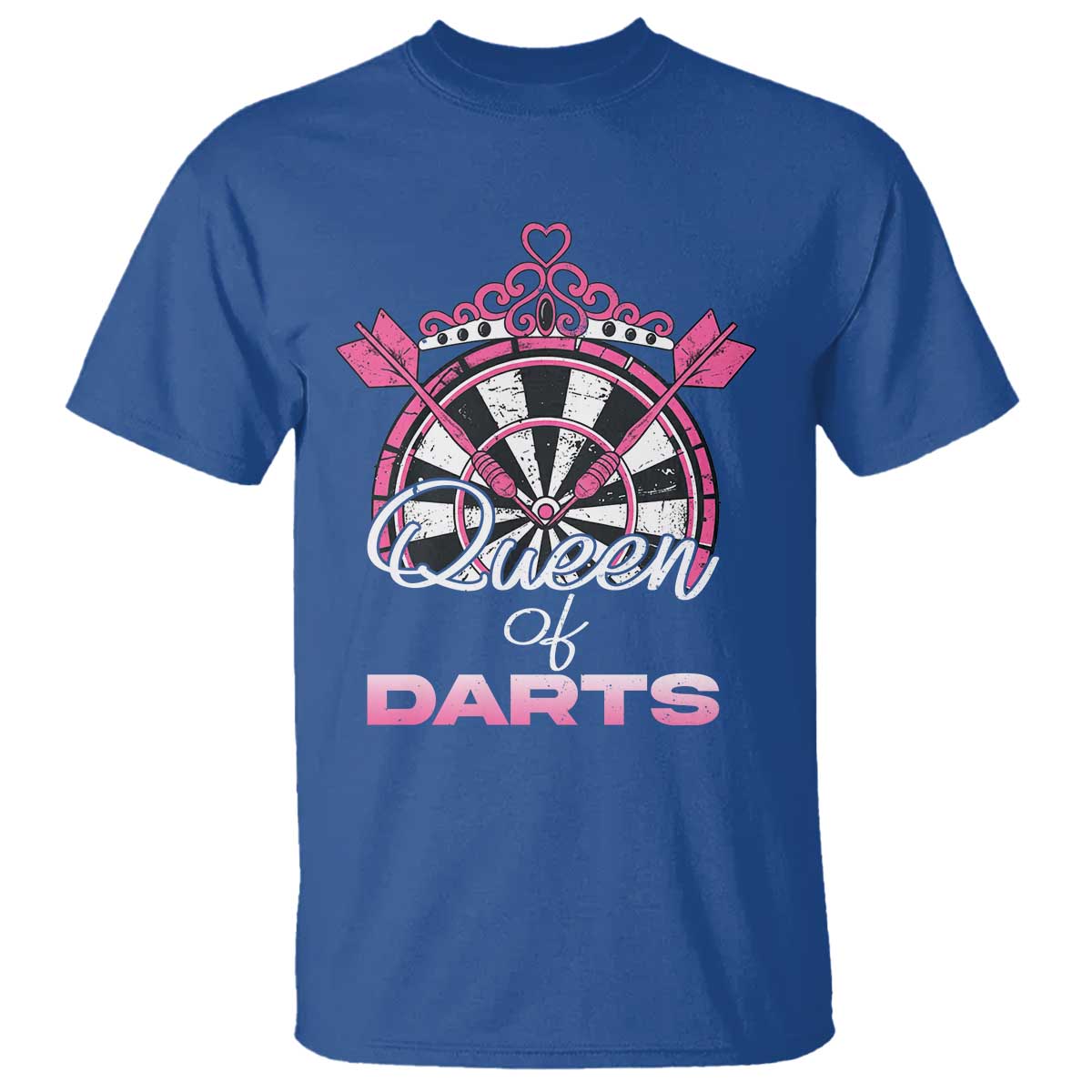 Queen Of Darts T Shirt Funny Dart Gift For Women - Wonder Print Shop