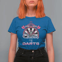 Queen Of Darts T Shirt For Women Funny Dart Gift For Women - Wonder Print Shop