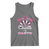 Queen Of Darts Tank Top Funny Dart Gift For Women - Wonder Print Shop