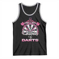 Queen Of Darts Tank Top Funny Dart Gift For Women - Wonder Print Shop