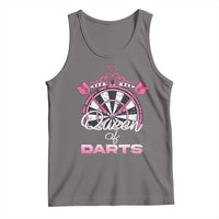 Queen Of Darts Tank Top Funny Dart Gift For Women - Wonder Print Shop