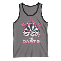 Queen Of Darts Tank Top Funny Dart Gift For Women - Wonder Print Shop