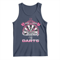 Queen Of Darts Tank Top Funny Dart Gift For Women - Wonder Print Shop