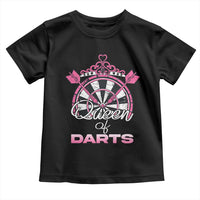 Queen Of Darts Toddler T Shirt Funny Dart Gift For Women - Wonder Print Shop